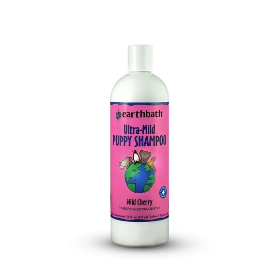 Earthbath Puppy Ultra Mild Wild Cherry Tearless Shampoo 16 oz.