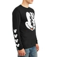 thumbnail image 4 of Men's Disney "Mickey Half Face" Mickey Mouse Long Sleeve Graphic Tee, 4 of 4