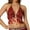 #0229-Red, variant on AUNVITO Women's Sequins Tassel Belly Dance Blouse with Waist Chain Short Sleeve Stylish Casual and Fashion Indian Dance Top