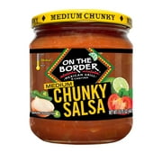 On The Border Medium Chunky Salsa, Gluten-Free, 15.75 oz Jar