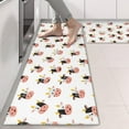thumbnail image 2 of Kitchen Rugs Sets Of 2,White Cow Face Pattern Anti Fatigue Kitchen Mat Rugs Non Slip Washable,Decorative Kitchen Floor Mats for Kitchen,Sink,Laundry,17"X47", 2 of 5