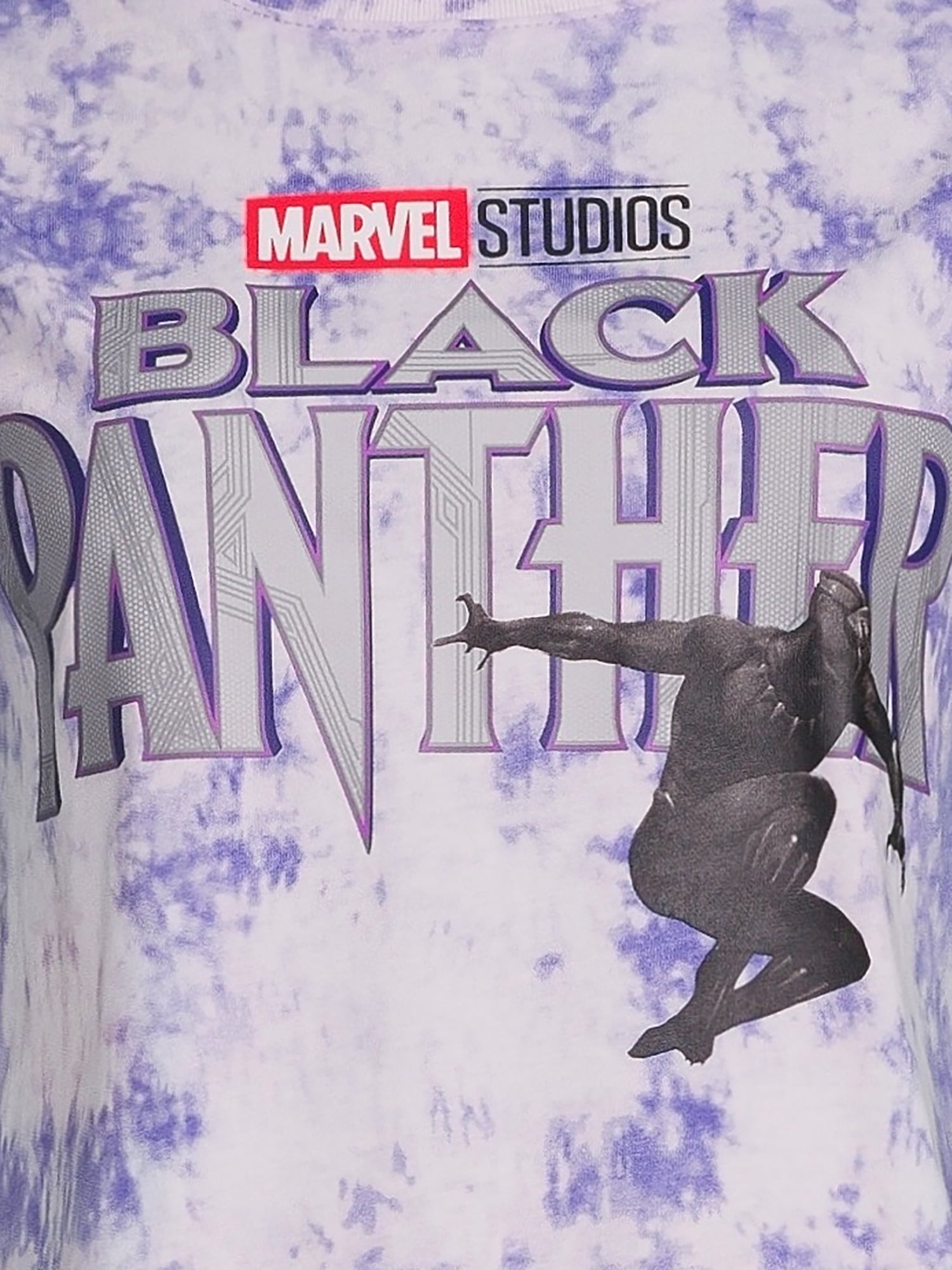 Black Panther Junior's Graphic Print T-Shirt, Size L