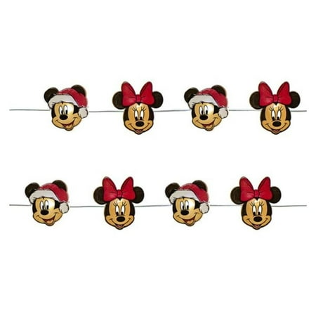 Sts String - Kurt S. Adler 41513 - 20 Light Disney Mickey and Minnie Battery Operated String Set with Timer (DN9172)