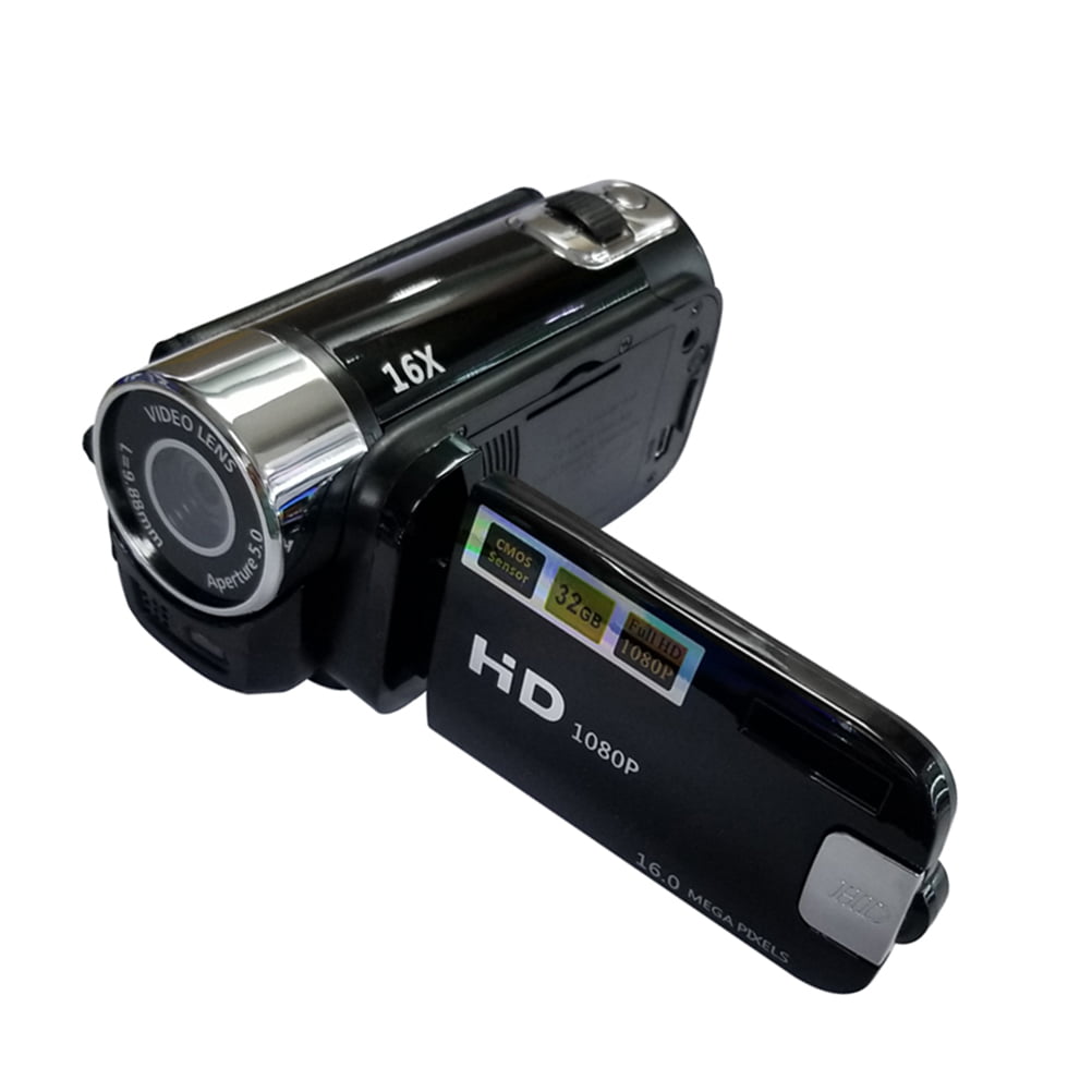 1080p Led Light High Definition Shooting Video Record Portable Camcorder Professional Digital Camera Black Walmart Com