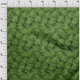 thumbnail image 3 of oneOone Rayon Green Fabric Leaves Sewing Craft Projects Fabric Prints By Yard 56 Inch Wide, 3 of 4