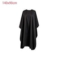 thumbnail image 2 of xiuh black cloth professional hair salon nylon shawl with snap closure b, 2 of 2