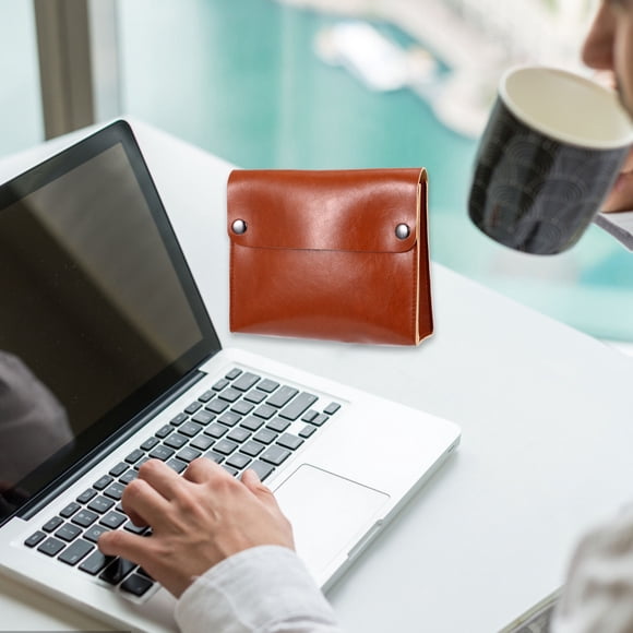 UPGRATOR Estuche Organizador Marrón Para Cargador Y Accesorios Para Viaje