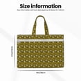 thumbnail image 3 of Honeii Sunflowers 2 Print Canvas Tote Bag with Compartments Laptop Tote Bag Large Tote Bag, 3 of 8