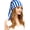 Blue, variant on Adjustable Drawstring Stocking Sleeping Cap Night Hat with Pom Ball for Christmas Xmas Party Royal Blue One Size