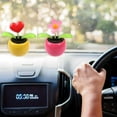 thumbnail image 4 of YVE Orange Solar Dancing Decor,Solar Powered Dancing Sun Flower,Window Sun Catcher,Car Dashboard Decor Portable Suncatchers,Car Dashboard Swinging Doll Car Desktop Home Orna t,Solar Power Kits-5166, 4 of 5