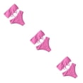 thumbnail image 3 of Eigraketly Traje de baño dividido de Color sólido para mujer, corpiño sin tirantes, traje de verano acolchado, conjunto de traje de baño ajustable, ropa Rosa S 3piezas Eigraketly CBP229132, 3 of 6