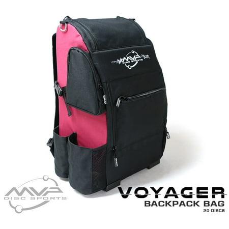 Mvp Disc Sports Voyager Backpack Golf Bag Raspberry