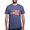 Heather Blue, variant on CafePress - American Flag Waving Men's Deluxe T Shirt - Mens Tri-blend T-Shirt