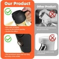 thumbnail image 3 of 2 in 1 Glass Oil Sprayer & Dispenser, Oil Dispenser for Kitchen Spray, 16oz Glass Oil Spray Bottle with Pourer, Food-grade Oil Dispenser & Sprayer for Kitchen, Salad, Frying (Black), 3 of 5