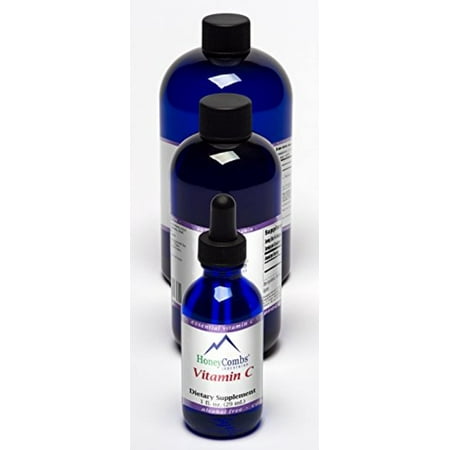 Vitamin C Liquid - Alcohol-Free Oral Vitamin C Drops - Liquid Vitamin C for Skin, Bones & Joint Health - Vitamin C Immune Supplement - Vegan, Non-GMO Vitamin Liquid Extract for Kids & A