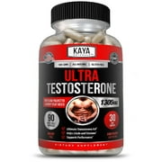 Kaya Naturals Testosterone Booster - Increase Energy, Improve Muscle Strength & Growth