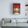 thumbnail image 2 of Trademark Fine Art Masters Fine Art Parade of Red Trees Canvas Wall Art - 35x47, 2 of 5