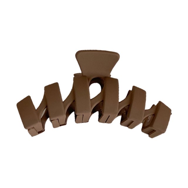 CSChome Pince à Cheveux en Plastique Croisée Pince à Cheveux Simple Couleur Unie Grande Queue de Cheval Pince à Cheveux Accessoires de Bain en Plastique