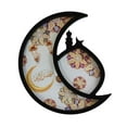 thumbnail image 3 of deevoka Ramadan Tray Moon Serving Tray Creative Portable Storage Plate Eid Tray Decoration for Snack Living Room Tabletop Fruit Gifts Black, 3 of 9