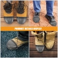 thumbnail image 3 of PAMINGONO Grey Steel Toe Covers for Shoes, Metal Safety Caps for Enhanced Foot, 3 of 7