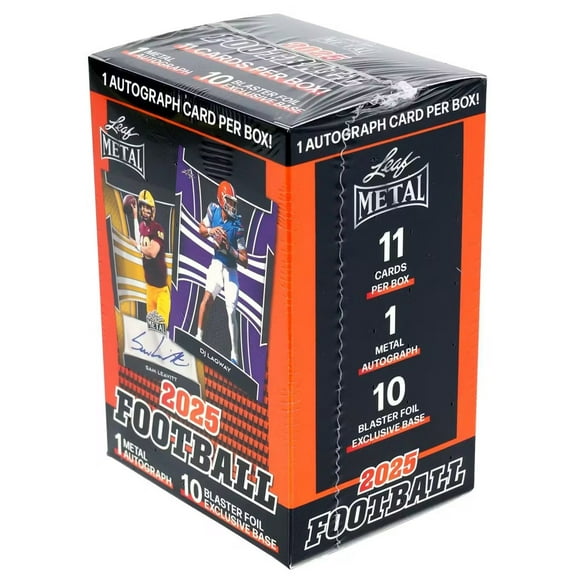 2025 Leaf Metal Football Blaster Box