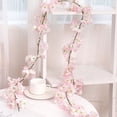 thumbnail image 5 of SEELOK 4pcs Artificial Cherry Blossom Flower Vines Hanging Silk Flowers Garland for Outdoors Wedding Party Decor, 5 of 8