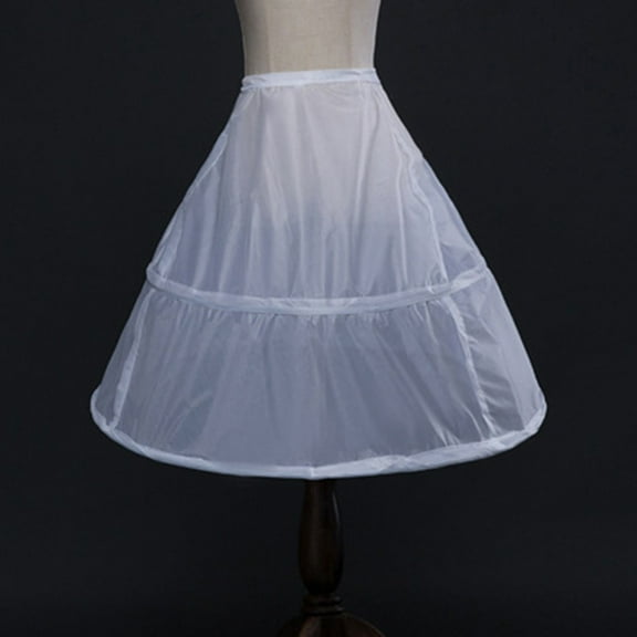 EDFBUYKRS Female Skirts Black Pleated Mini Skirt Plus Size Women Puffy Petticoats Skirt for Sweep Gown Wedding Dress