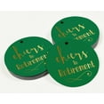 thumbnail image 3 of Inkdotpot Pack Of 100 Cheers To Retirement Favor Paper Tags Craft Real Gold Foil Hang Tags, 3 of 6