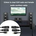 thumbnail image 3 of Câble 150cm/300cm/500cm 3.5mm vers XLR W4G8, 3 of 8
