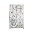 thumbnail image 2 of Seachoice Boat Anchor Line Rope, 3-Strand Twisted, Nylon, White/Blue, 3/8 In. X 100 Ft., 2 of 4