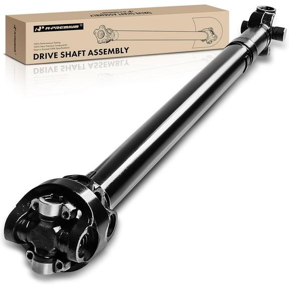 A-Premium Front Complete Drive Shaft Prop Shaft Driveshaft Assembly Compatible with Jeep TJ, Wrangler 1998-2002 4.0L 2.5L, 4WD Automatic Transmission, Replace# 52098378