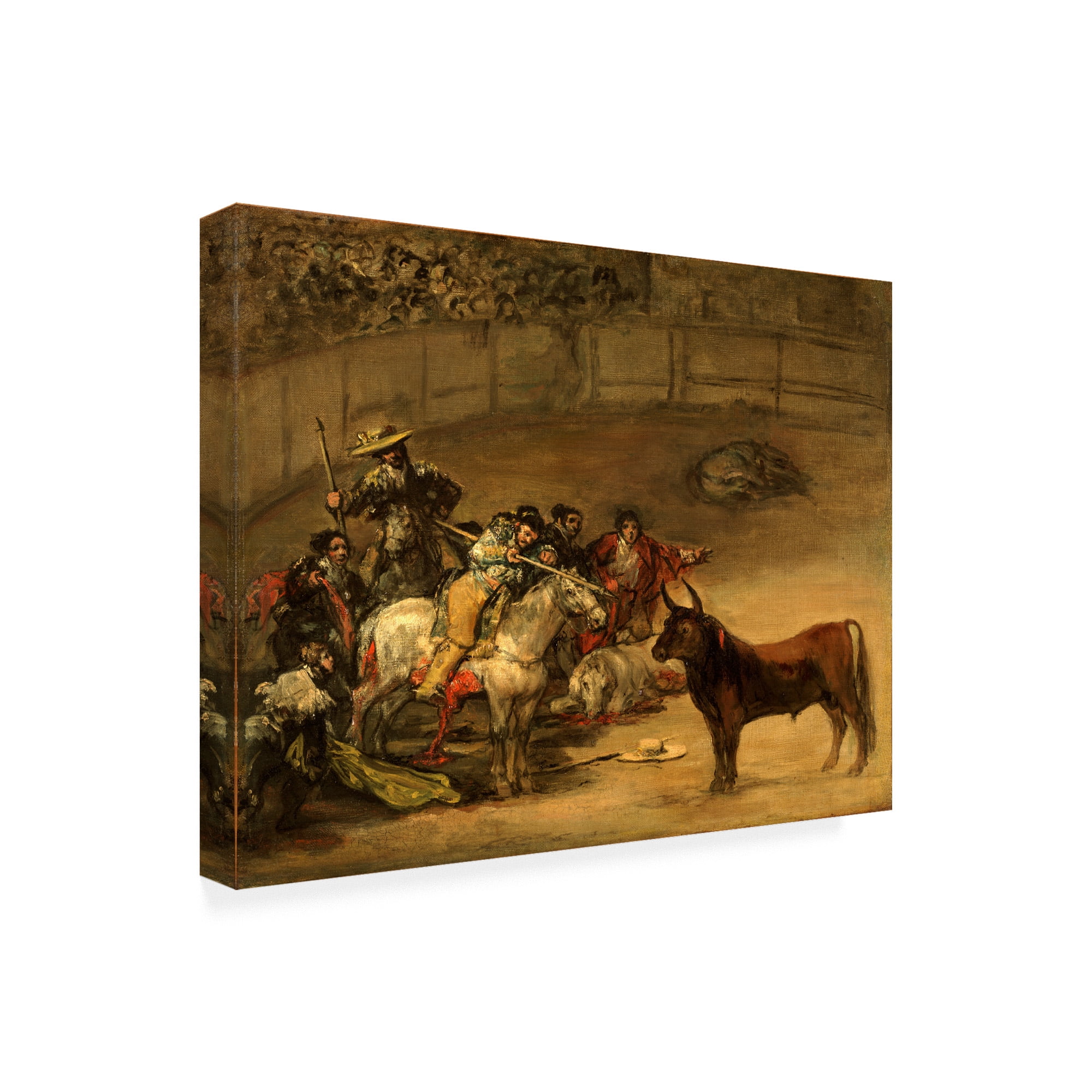 Trademark Fine Art 'Bullfight' Canvas Art by Goya