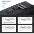 thumbnail image 3 of BANGE Anti-Theft Backpack Hard Shell Expandable Grey 15.6 Inch Laptop Bag, 3 of 8