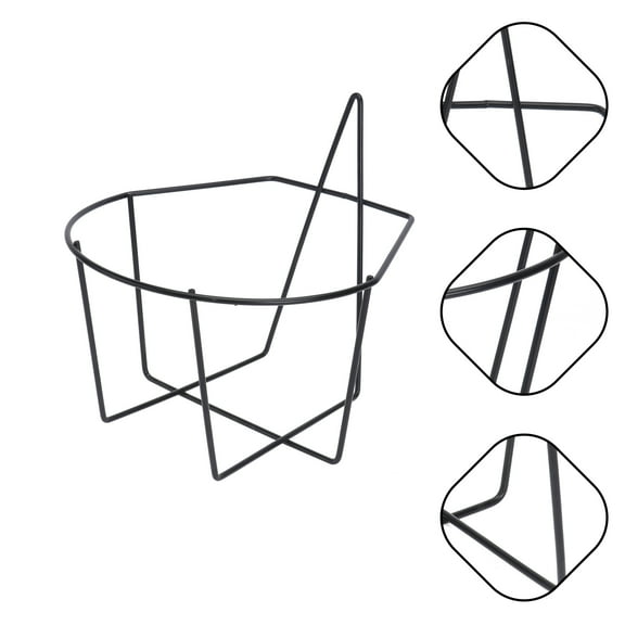 Masteelf  for Plant Wrought Iron Wall Hanging Flower Stand Home Decoration