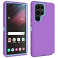 thumbnail image 2 of Tekcoo Case for Samsung Galaxy S23 Ultra 6.8", Case Cover for Galaxy S23 Ultra,Shockproof Heavy Duty Hard Plastic & Rubber Rugged Bumper 3-in-1 Case Cover - Purple, 2 of 6