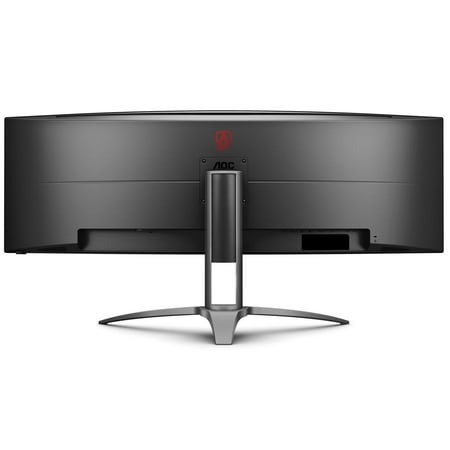 AOC - AG493UCX2 49" LCD 4K UWHD Gaming Monitor - Black/Red