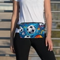 thumbnail image 6 of Football Lightweight Adjustable Crossbody Bag with Extension Strap - Unisex Waist Pack Belt Bag, 6 of 7