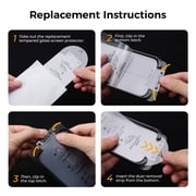 MAGIC JOHN 2 Pack Screen Protector for iPhone 14 Pro Max Tempered Glass HD Clear Screen Saver Shockproof Ease of Installation