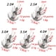 thumbnail image 2 of 20pcs Señuelos Squid Jig Rígidos Colección de Pescados casting Pesca, 2 of 8