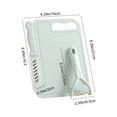 thumbnail image 2 of Portable Cutting Board Set with Integrated Knife and Peeler – Compact, Space-Saving Design for Home, Picnic, and Outdoor Use, Dishwasher Safe Food-Grade Plastic with Sharp Stainless Steel Blades, 2 of 5