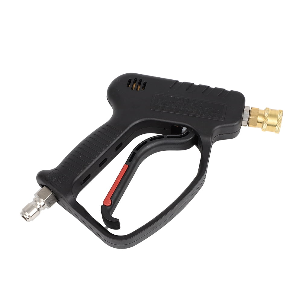 cciyu 1/4" Pressure Washer Gun 4000 PSI Car Wash Foam Spray Short Wand w/5 Nozzle