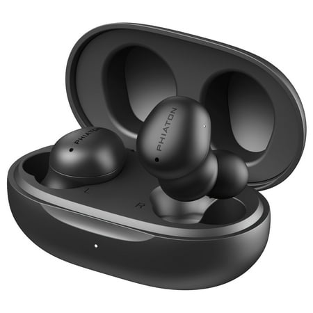 Phiaton Bonobuds True Wireless Earbuds Bluetooth Active Noise Cancelling Earphones - Ambient Mode Headphones with Touch Controls - 20 Hr Battery and Quick Charge