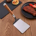thumbnail image 3 of Bxaolu Stainless Steel Spatula Turner, Heavy Duty Metal Griddle Spatula for Cast Iron, Kitchen Flipper for Turning Serving, Beveled Edge & Wooden Handle, Great for Egg, Pancake, Fish, Cake, Burger, 3 of 8