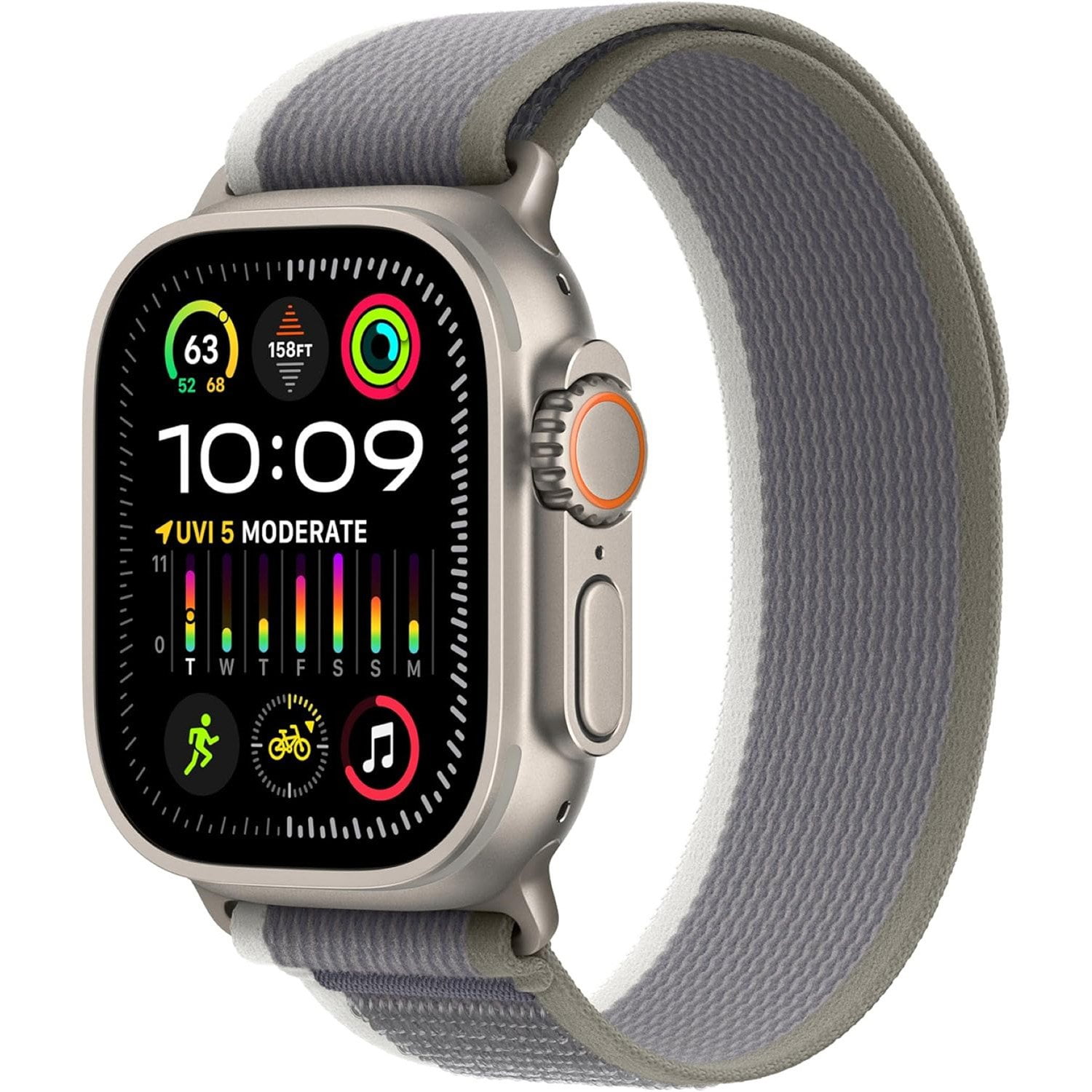Apple - 新品同様 Apple Watch Ultra 49mm GPS+Cellular チタニウム M666 Amazon.com: Apple Watch Ultra [GPS + Cellular 49mm] Titanium