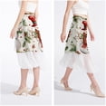 thumbnail image 4 of Snowman Stylish Chiffon Beach Skirt for Women - for a Day at the Beach, 4 of 6