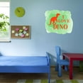 thumbnail image 3 of I Love Dino Cute Dinosaur Silhouette Watercolor Wall Design Wall Art Sticker Designs Vinyl Stickers For Home House Walls Rooms Windows Bedroom Decoration Size (26x26 inch), 3 of 3