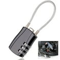 thumbnail image 2 of 3-digit Password Combination Motorcycle Helmet Chain Anti-theft Cable Lock, 2 of 19