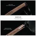 thumbnail image 2 of BARCUR Natural Woode Sunglasses for Men Polarized Full-rim Sun Glasses Man Eyeglasses UVA&B Protection Light Weight Sun Shades, 2 of 3