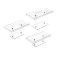 thumbnail image 2 of deevoka Acrylic Cupcake Display Stand Clear Dessert Stand for Wedding Birthday Party 3 Pieces, 2 of 9