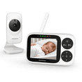 thumbnail image 3 of HelloBaby HB2033 3.2" LCD Video Baby Monitor with Camera, IR Night Vision, Lullaby, Vox Mode, 1000ft Range, 3 of 7